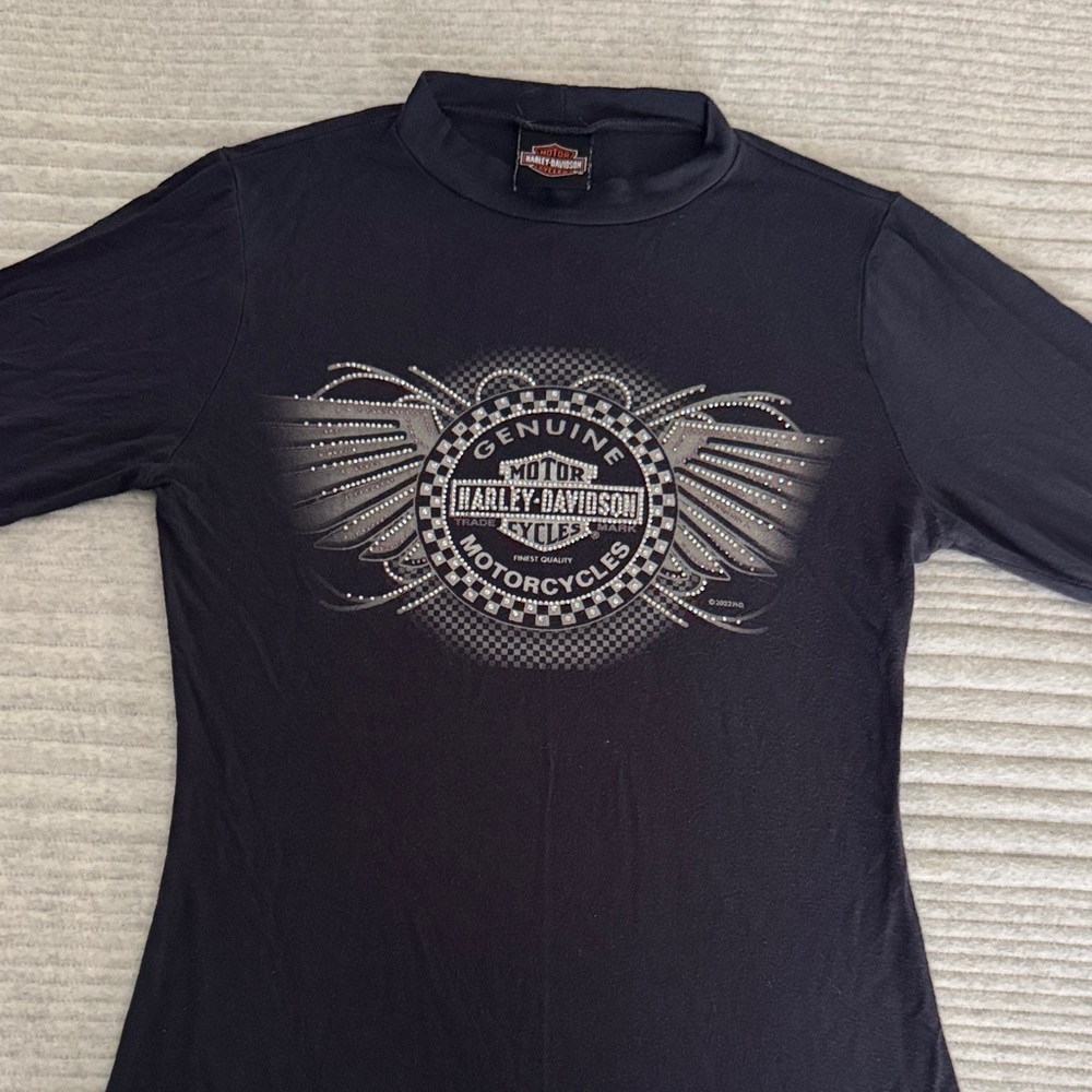 Harley-Davidson Women's Black Graphic Jersey